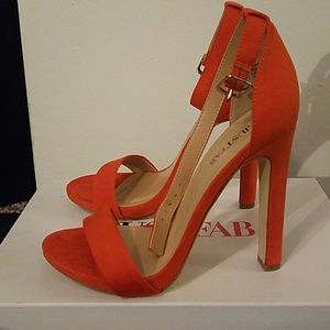 JustFab Kati Orange Heels